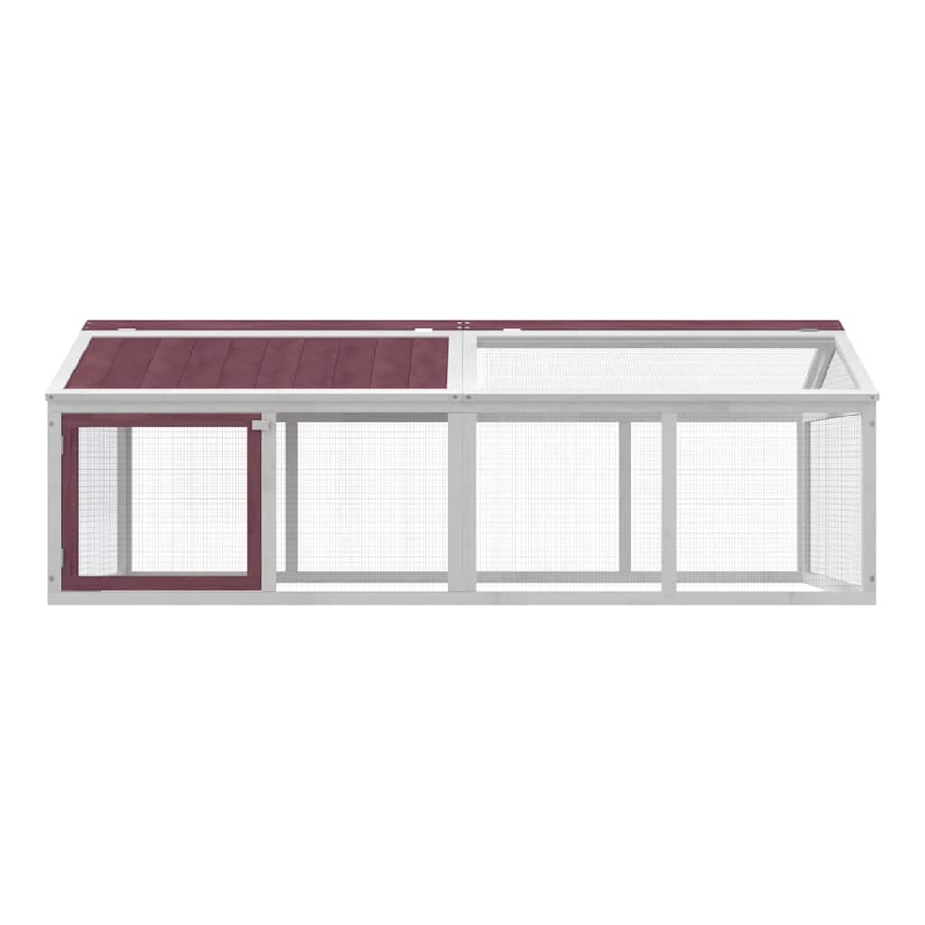 Vidaxx parque para animales 200x112,5x74 cm madera maciza de pino color moca