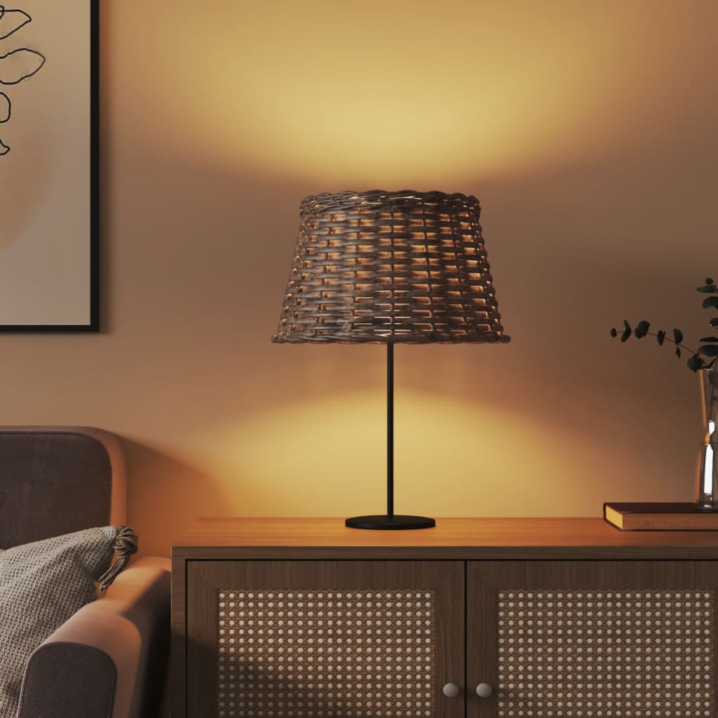 Vidaxl paralume Ø38x23 cm wicker marrone