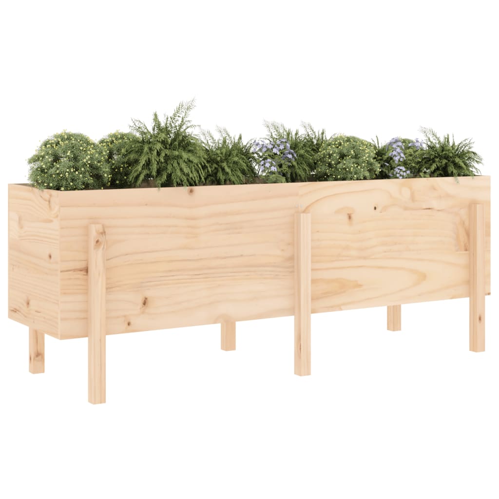 Vidaxl fioriera allevata 160x50x57 cm pino solido