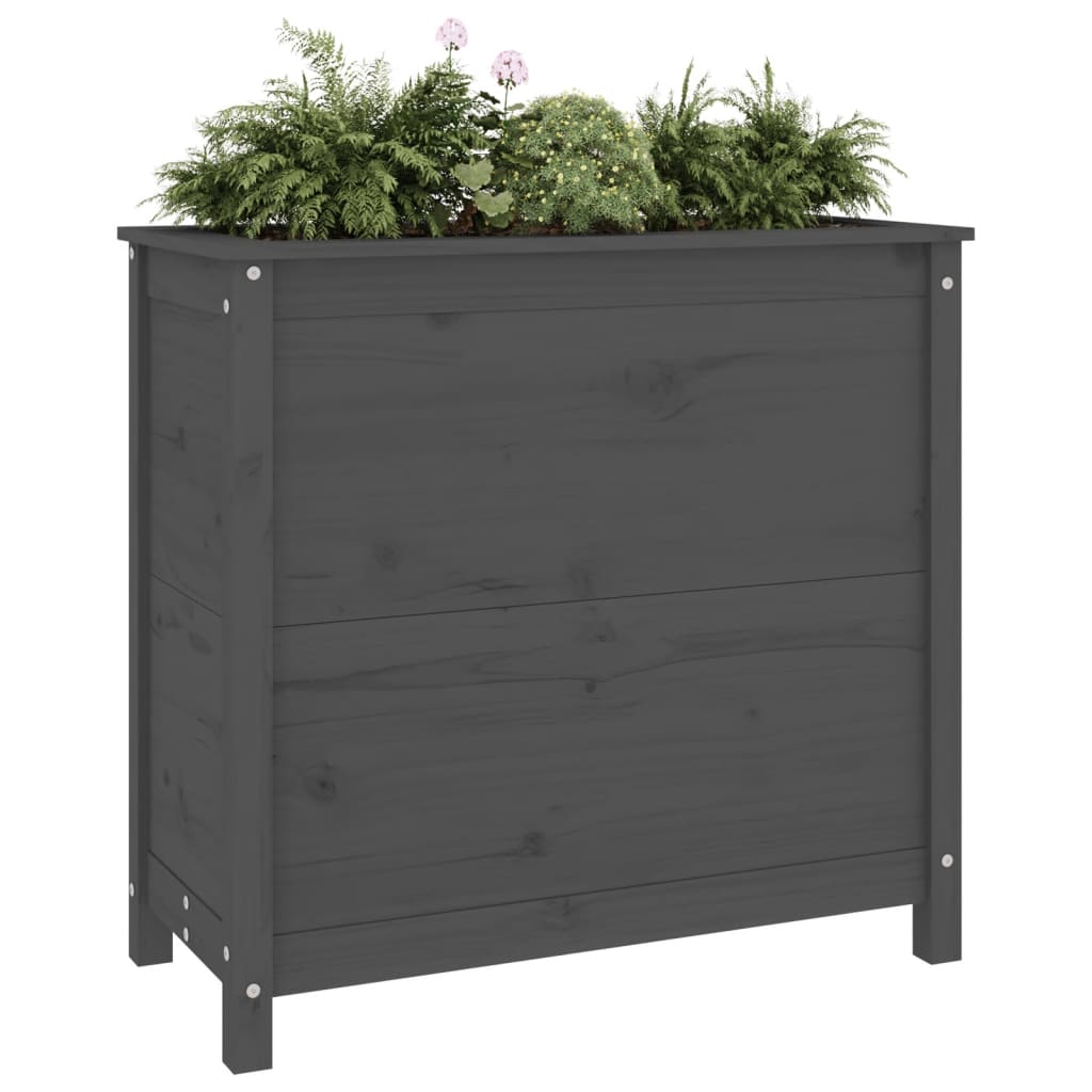 Vidaxl Planning Box 82.5x40x78 cm Solid Pine Gray