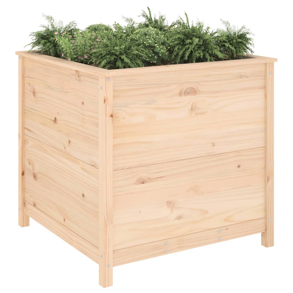 Vidaxl Planning Box 82.5x82.5x78 cm de pino sólido