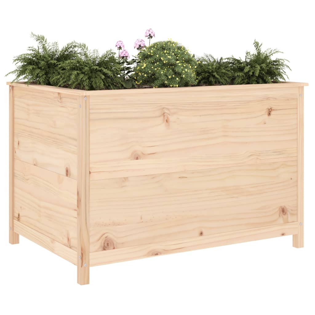 Vidaxl Planter recaudó 119.5x82.5x78 cm de pino sólido