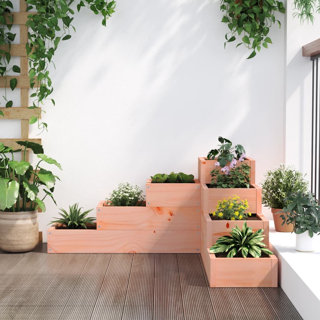 Jardinera vidaxx 4 capas 80,5x79x36 cm madera maciza de Douglas