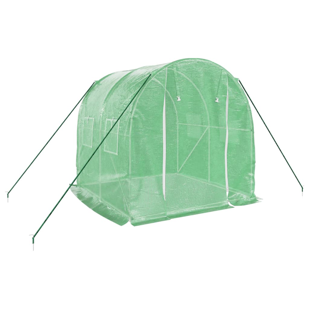 Vidaxl Tuinkas con marco de acero 4 m² 2x2x2 m