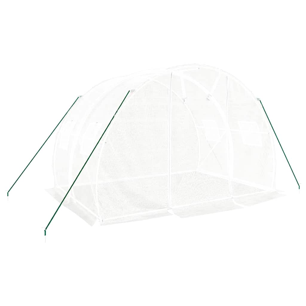 Vidaxl tuinkas con telaio in acciaio 6 m² 3x2x2 m