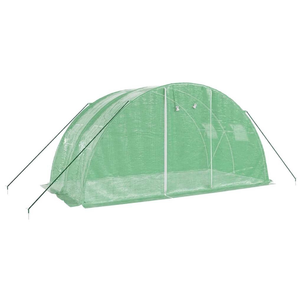 Vidaxl Tuinkas con marco de acero 8 m² 4x2x2 m