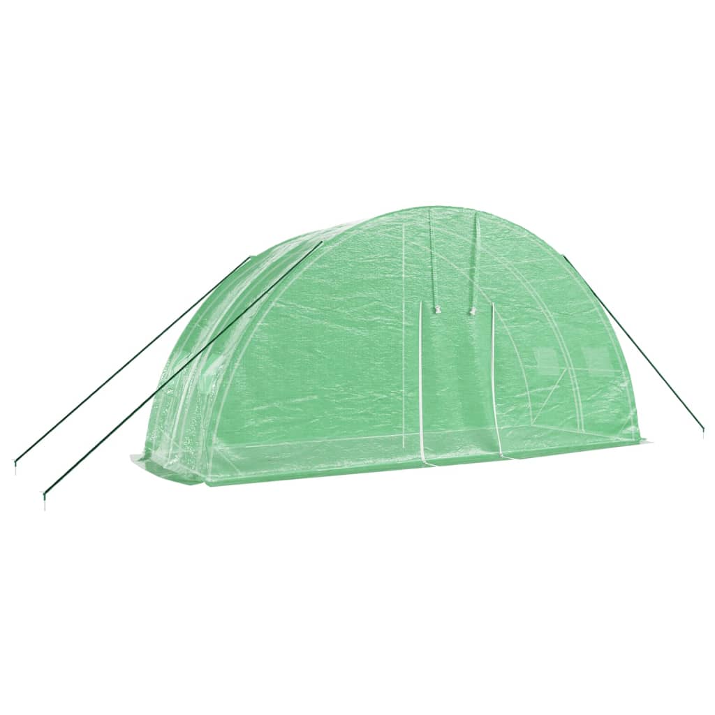 Vidaxl Tuinkas con marco de acero 12 m² 6x2x2.85 m