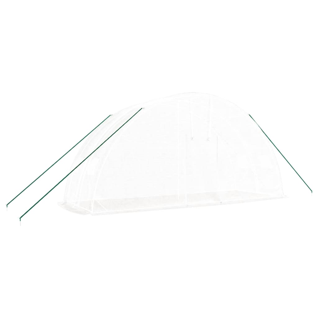 Vidaxl tuinkas con telaio in acciaio 12 m² 6x2x2,85 m