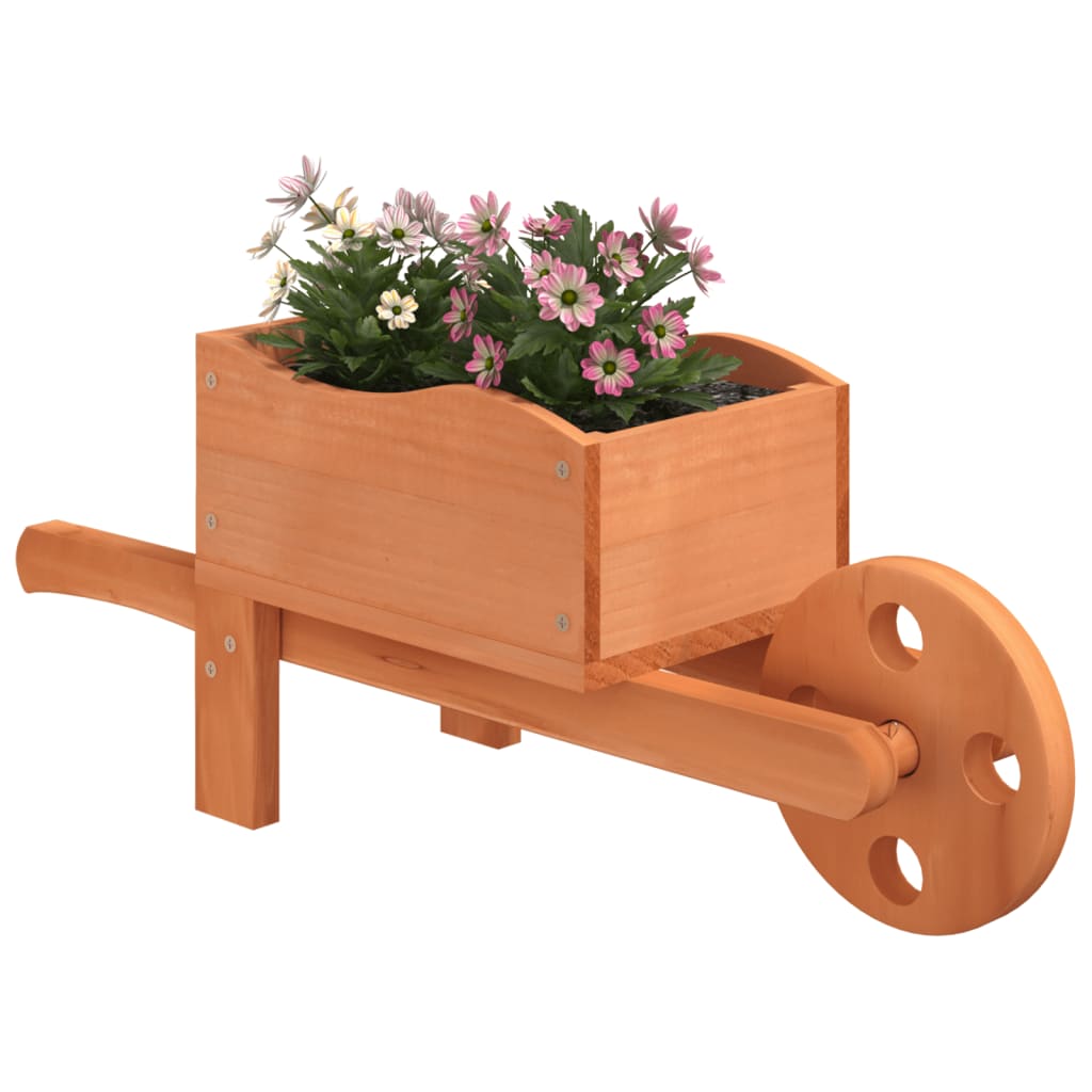 Vidaxl fioriere a carpense 2 pezzi 47x15x19 cm Pinewood solido