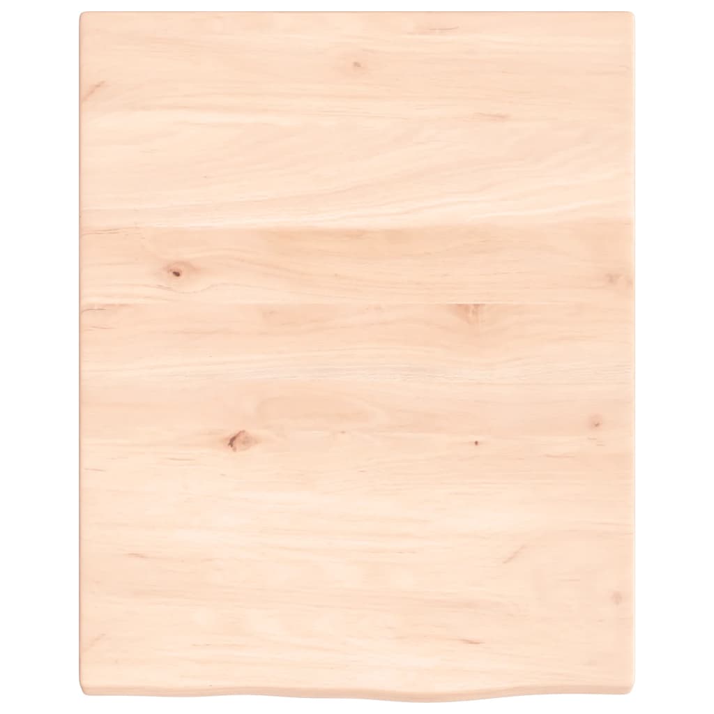 Vidaxl wastafelblad 40x50x2 cm onbehandeld massief hout
