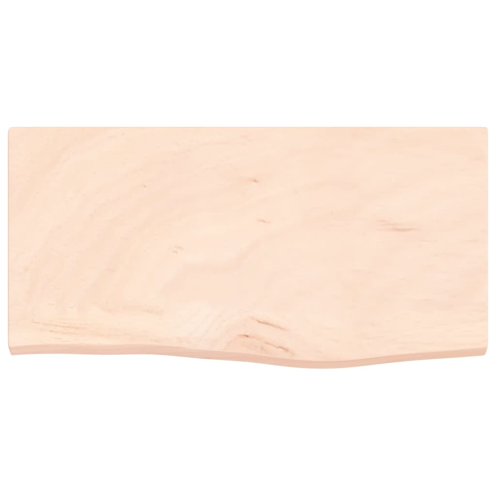Vidaxl Washbasin Sheet 60x30x2 cm de madera maciza no tratada