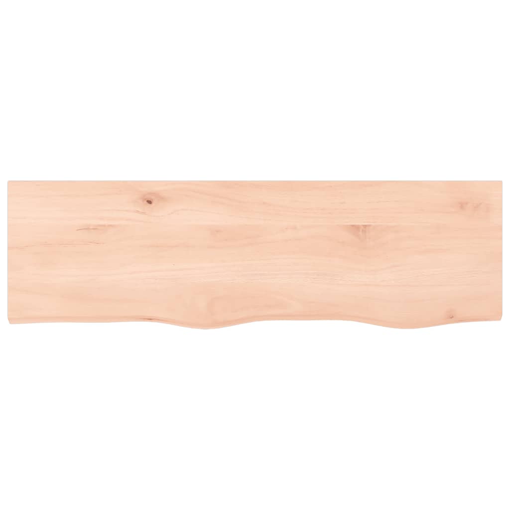 Vidaxl Washbasin Tabla 100x30x (2-4) CM Madera sólida no tratada