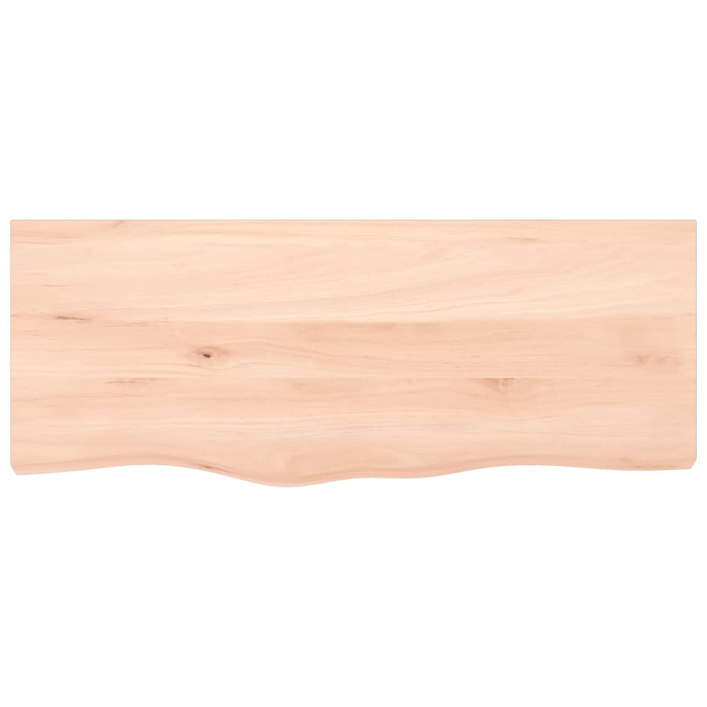 Vidaxl Washbasin tabla 100x40x2 cm de madera maciza no tratada