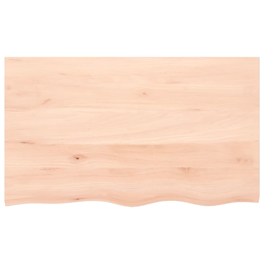 Vidaxl wastafelblad 100x60x2 cm onbehandeld massief hout