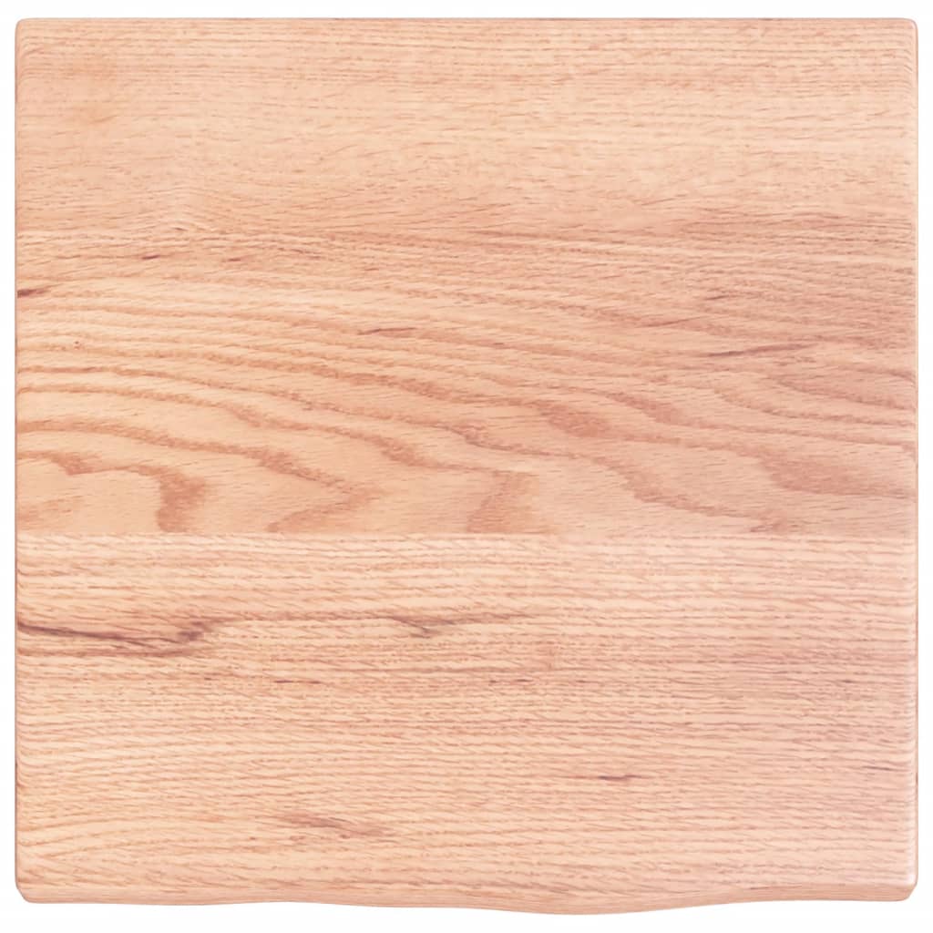 Vidaxx encimera de lavabo 40x40x2 madera maciza tratada marrón claro
