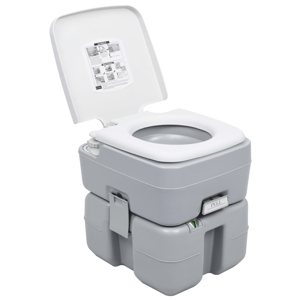 Vidaxl Camping WC e serbatoio dell'acqua Portable