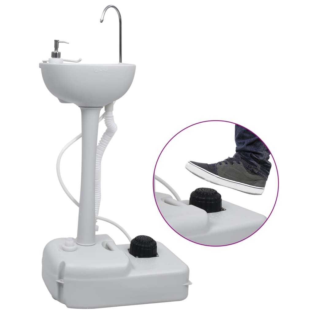 Vidaxl Camping cera e serbatoio dell'acqua Portable