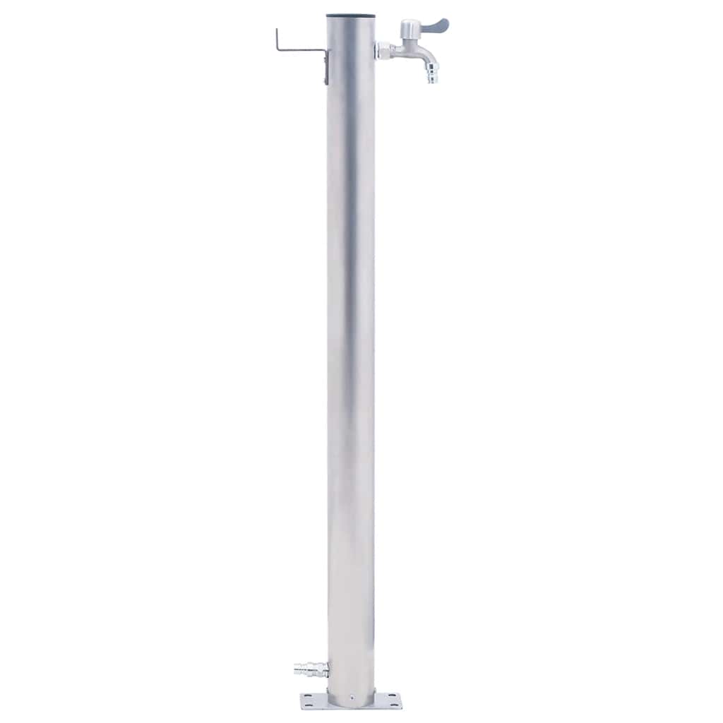 Columna de agua Vidaxl 100 cm de acero inoxidable