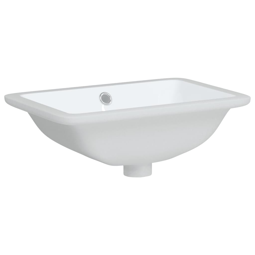 Vidaxl Washbasin Rectangular 41.5x26x18.5 cm Cerámico blanco