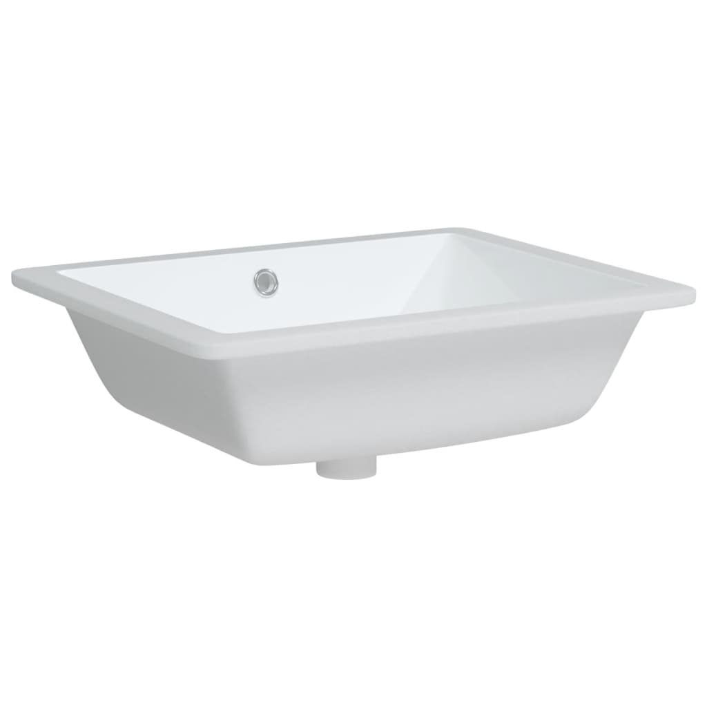 Vidaxl Washbasin Rectangular 50x40.5x18.5 cm bianco ceramico
