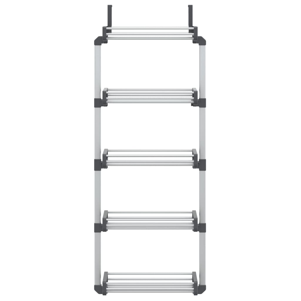 Organizzatore Vidaxl Deur con 5 ripiani 52x20x135 cm in alluminio