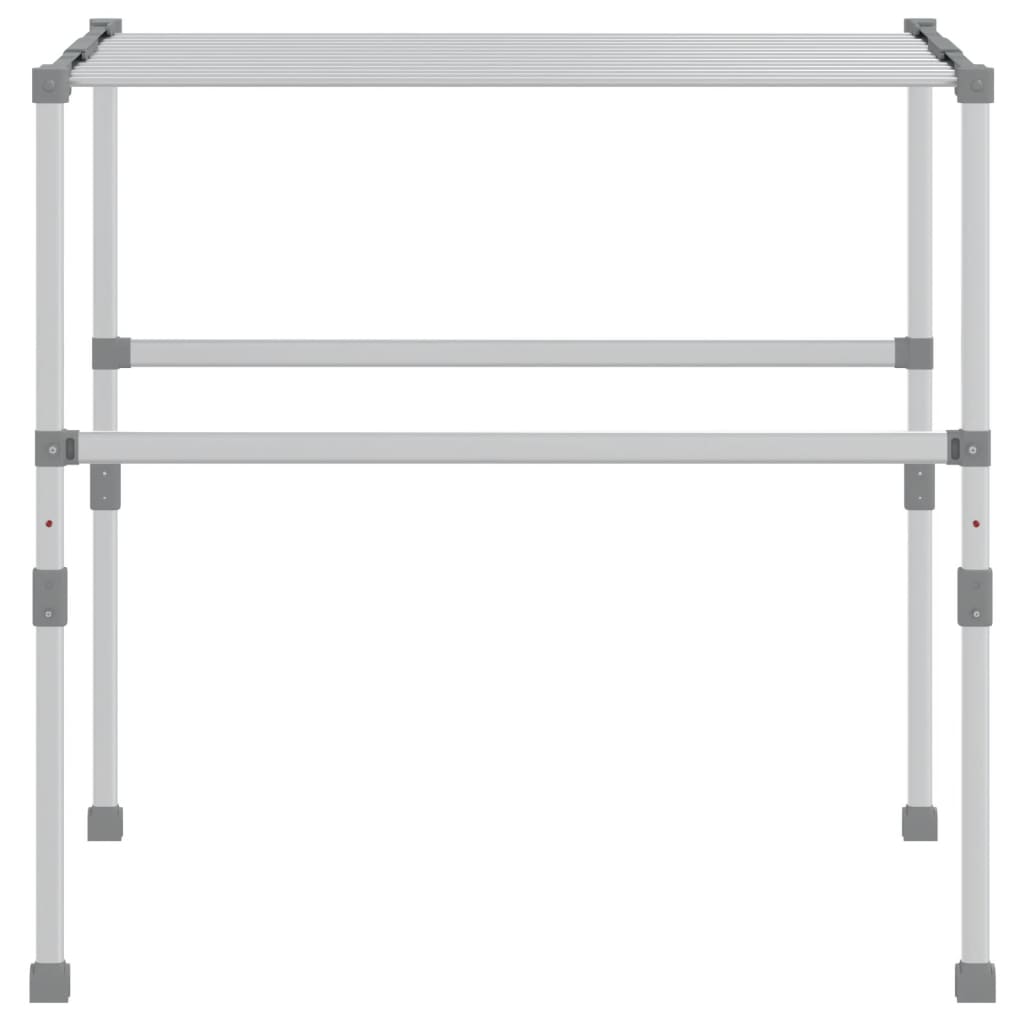 Stendino VidaXL 83x(50-55)x(40-85) cm alluminio
