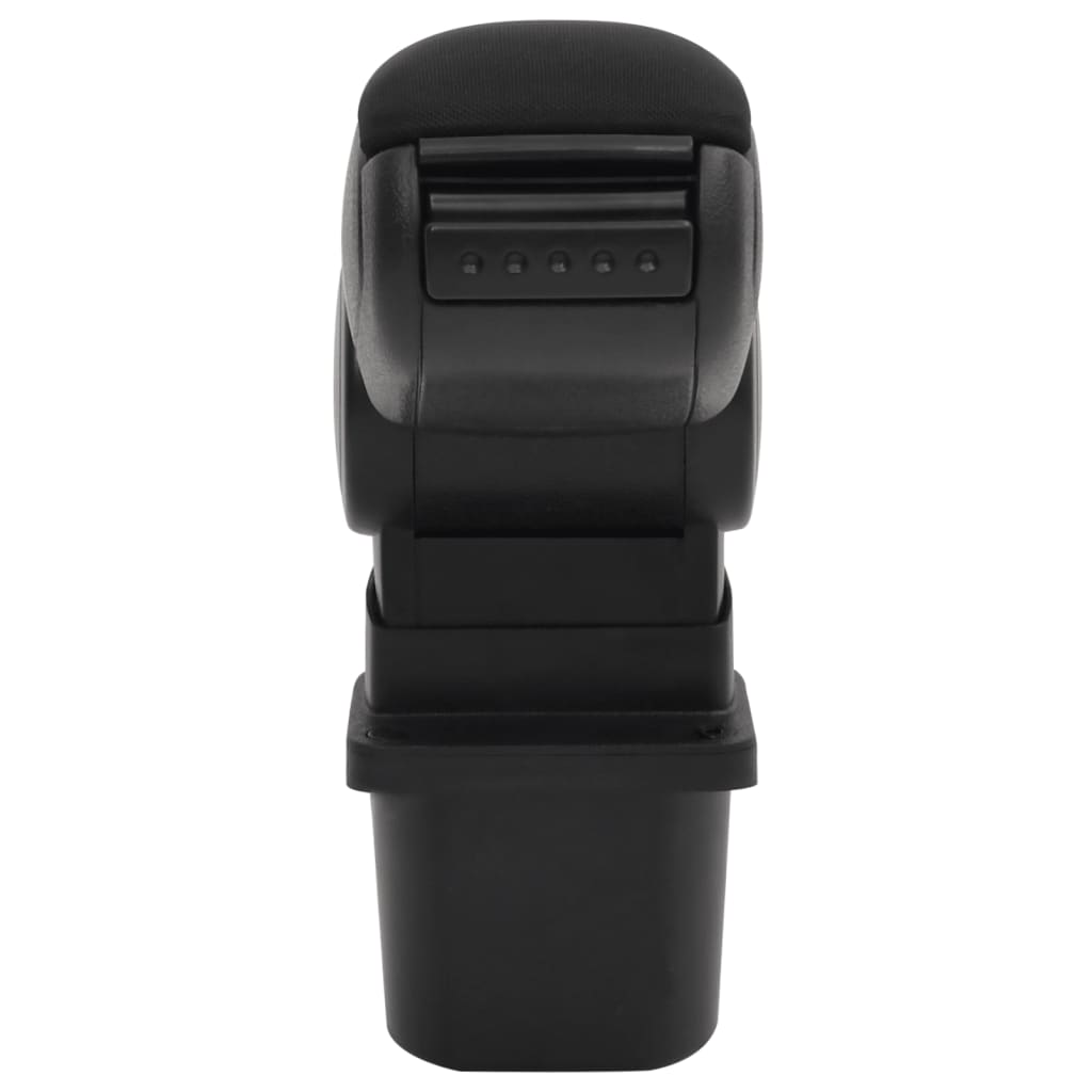Vidaxl bracciolo 12x31x (29,5-47) cm nero