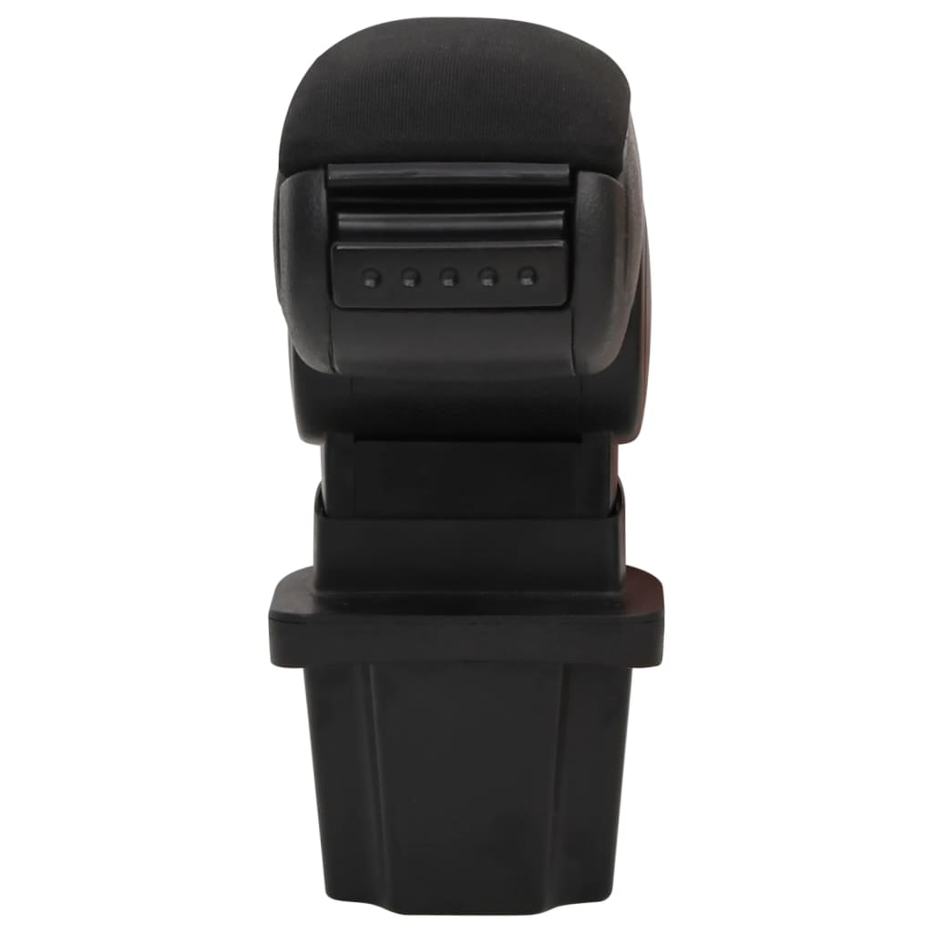 Vidaxl bracciolo 13.5x32.5x (31-46.5) cm nero