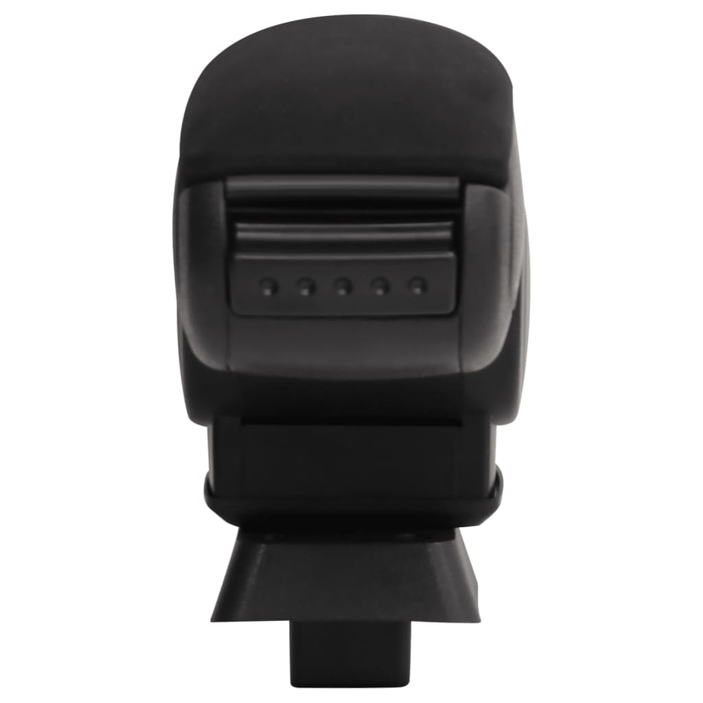 Vidaxl bracciolo 12x33x (24-42) cm nero