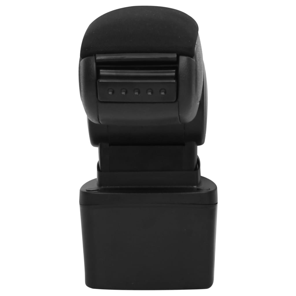 Vidaxl bracciolo 14.5x31.5x (30-48) cm nero