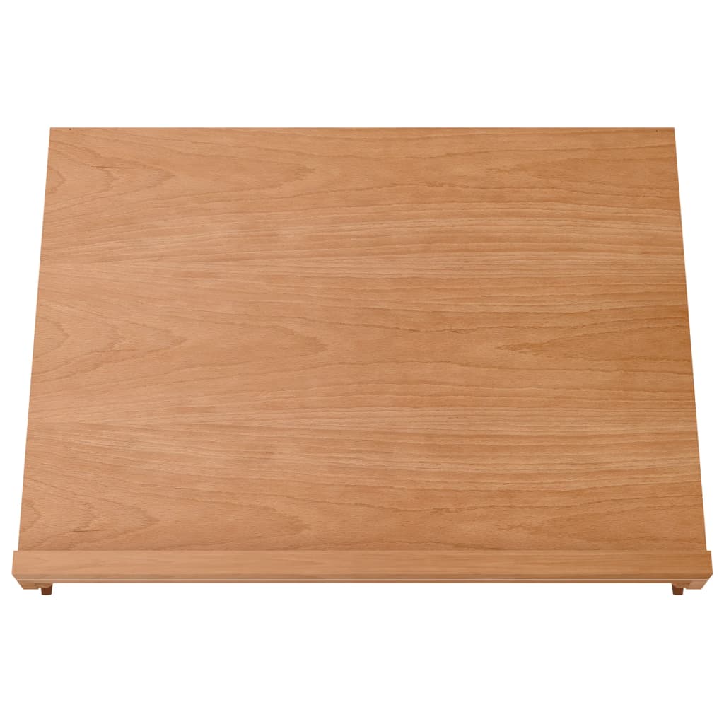 Vidaxl Table Bike 65x48x7 cm de madera de haya sólida