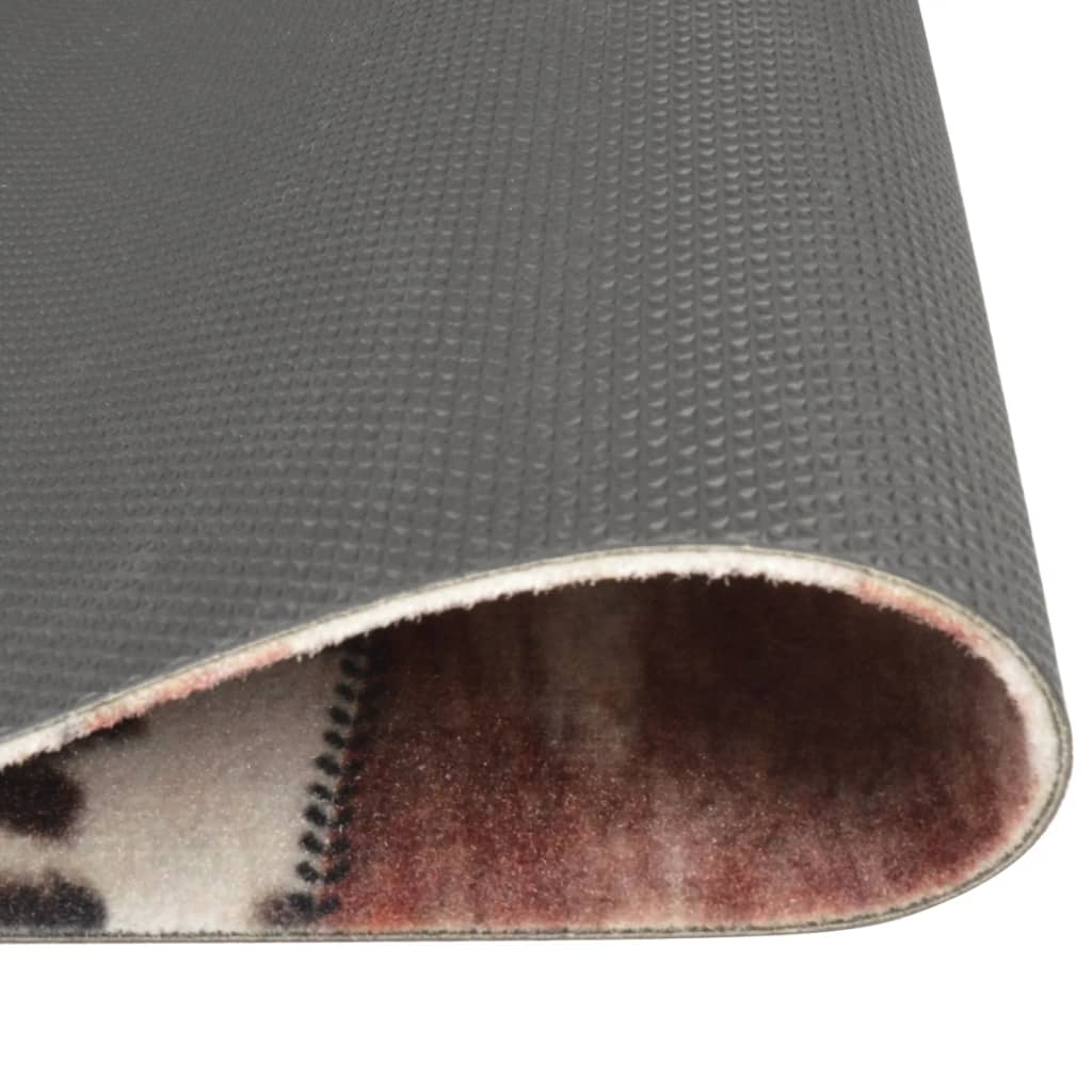 Vidaxl tappetino da cucina stampato per pelle animale lavabile 60x300 cm velluto