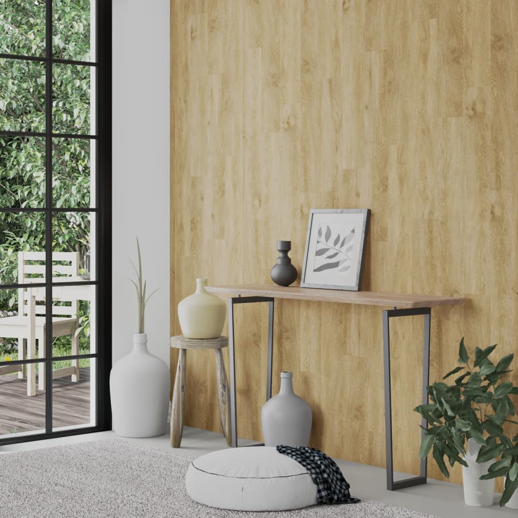 Pannelli a parete Vidaxl Look in legno 4,12 m² PVC marrone