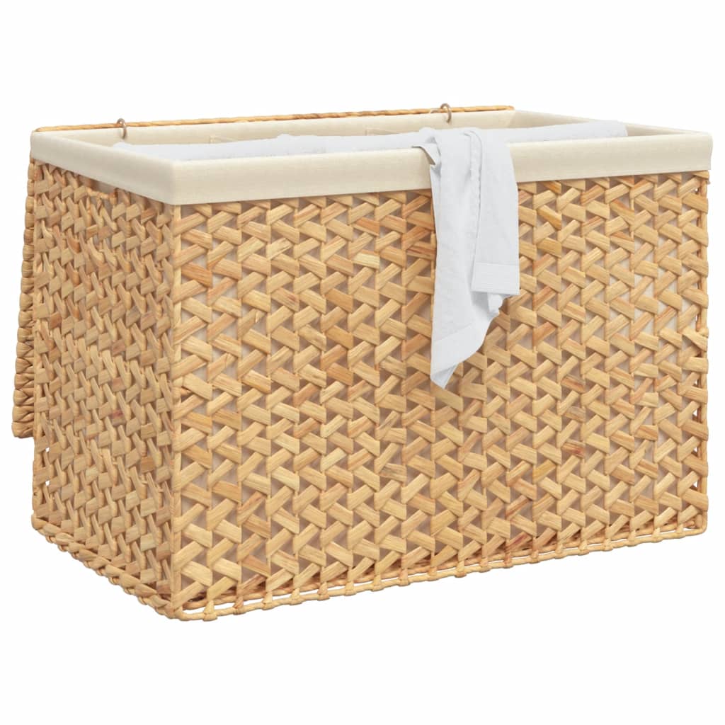 Vidaxl Laundry Ceste con 3 scomparti 75x42.5x52 cm WaterHyaccint