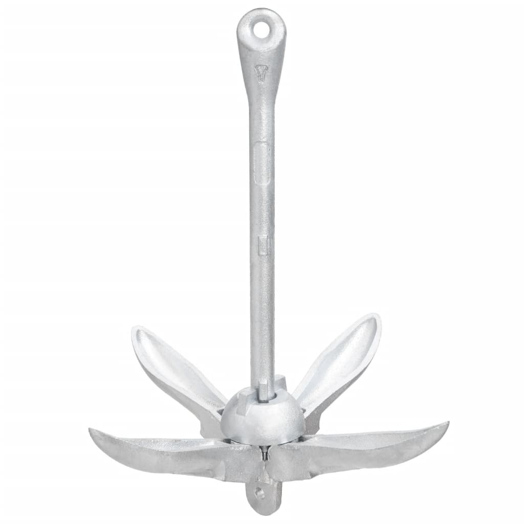 Vidaxl plegable 1.5 kg de color plateado de hierro forjado