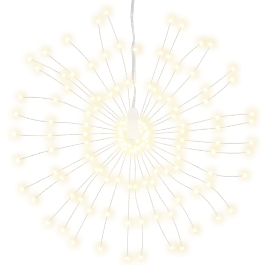 Vidaxl Lighting Christmas Fireworks 8 St 140 LED bianchi caldi 17 cm