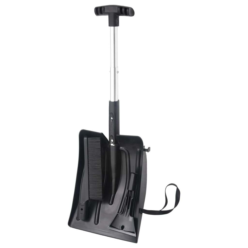 Vidaxl 3-in-1 Snow-shovel Set in alluminio nero