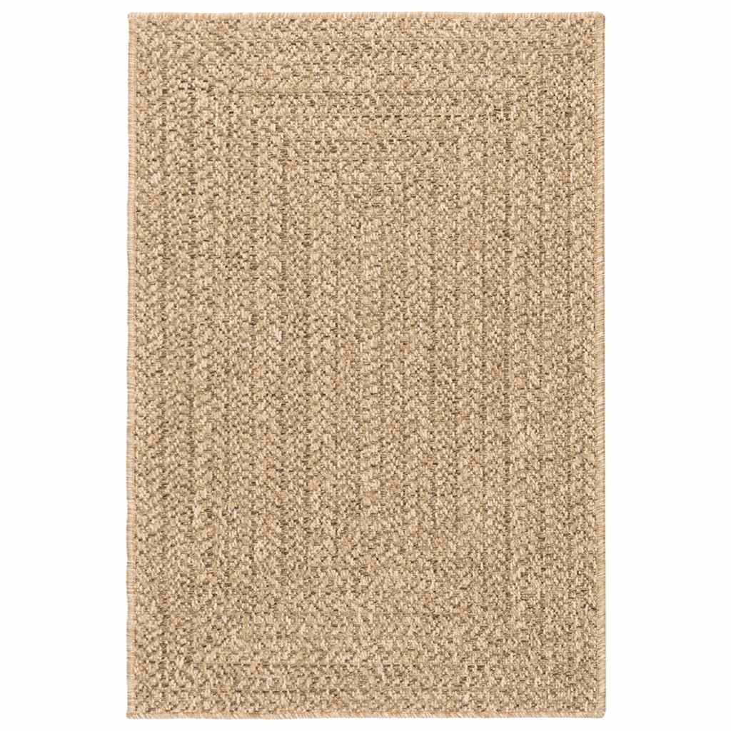 Vidaxl Rug Zizur dentro y fuera de 140x200 cm de yute Look