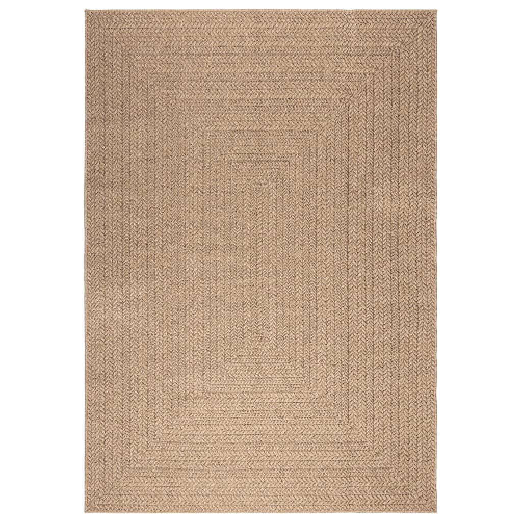 Vidaxl Rug Zizur all'interno e all'esterno di 160x230 cm look da iuta