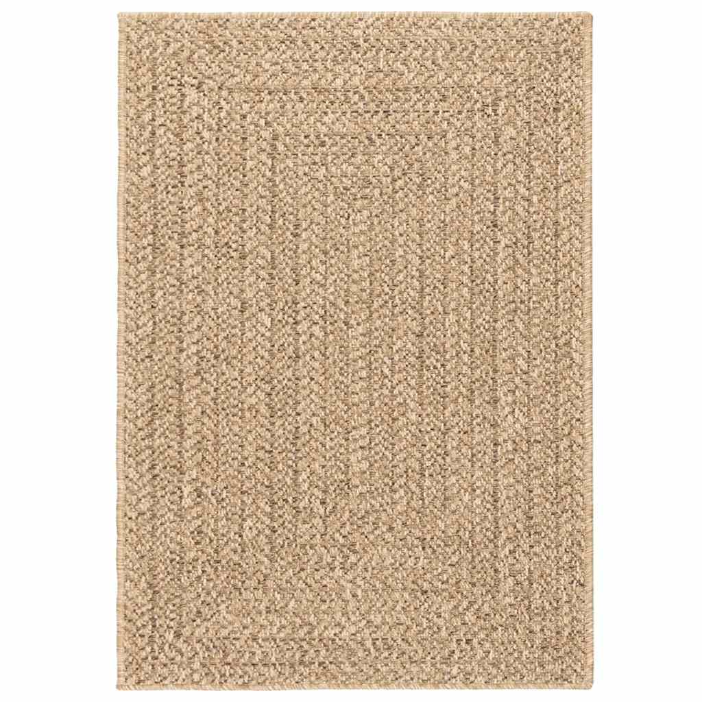 Vidaxl Rug Zizur all'interno e all'esterno di 160x230 cm look da iuta