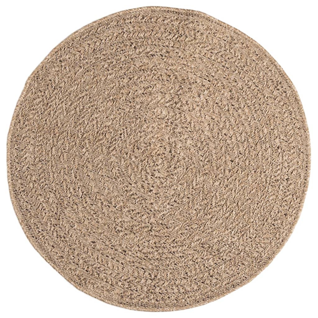 Vidaxl Rug Zizur all'interno e al di fuori di 90 cm look da iuta
