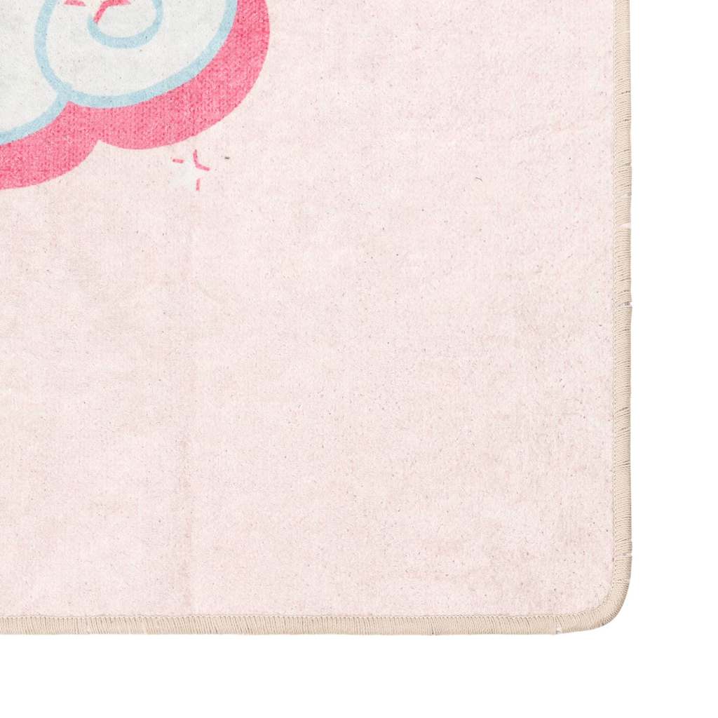 Vidaxl kindervloerkleed eenhoorn wasbaar antislip 160x230 cm groen