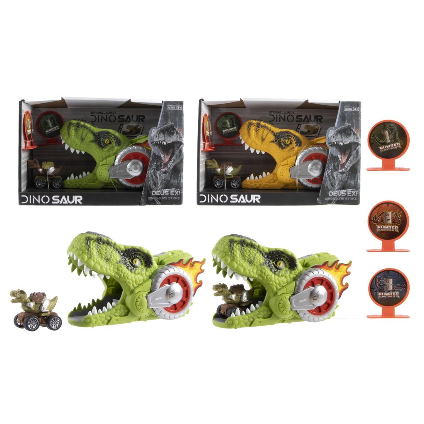 Set tiro Dino 5 pezzi 18,5 cm