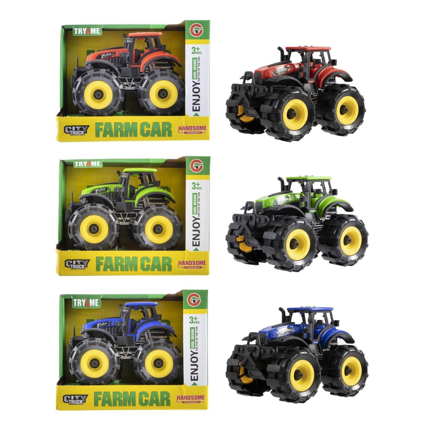 Tractor con luz y sonido 15,5cm.