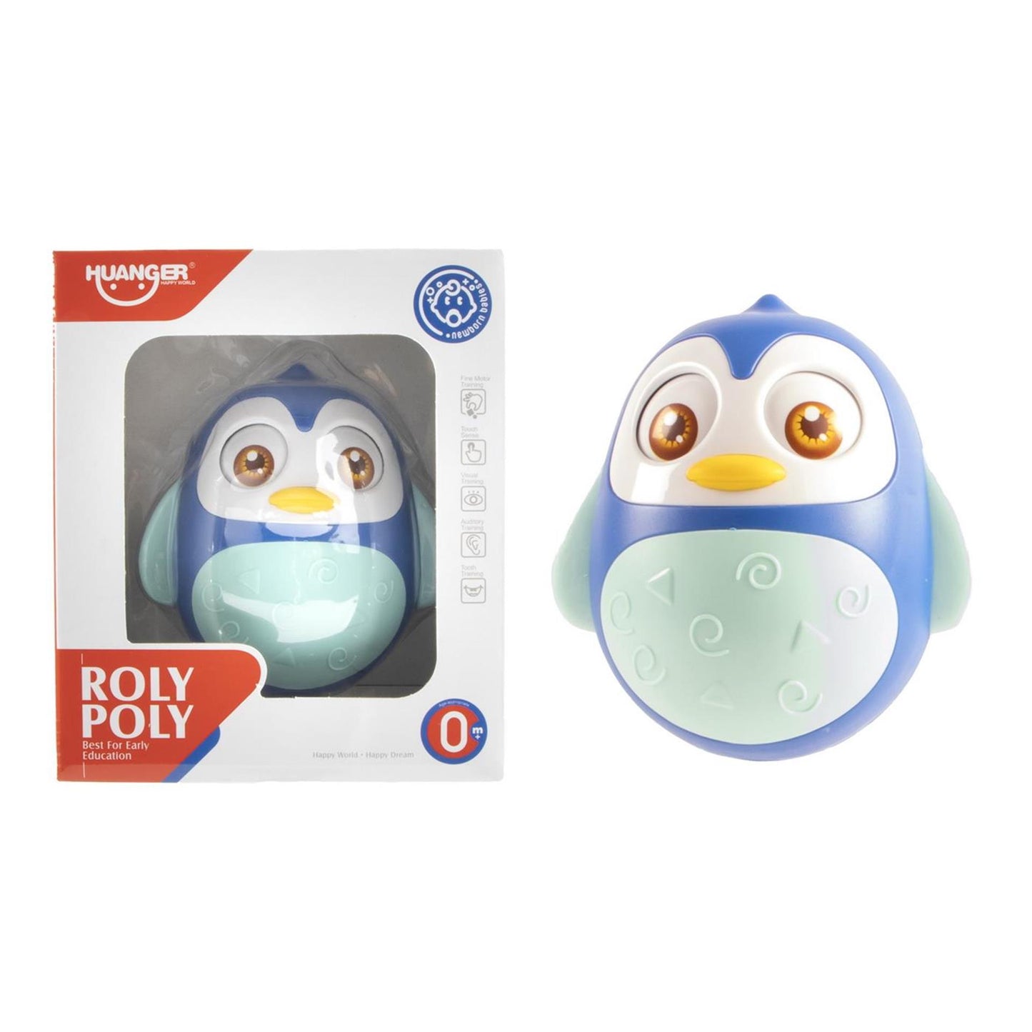 Vaso pingüino azul 12cm