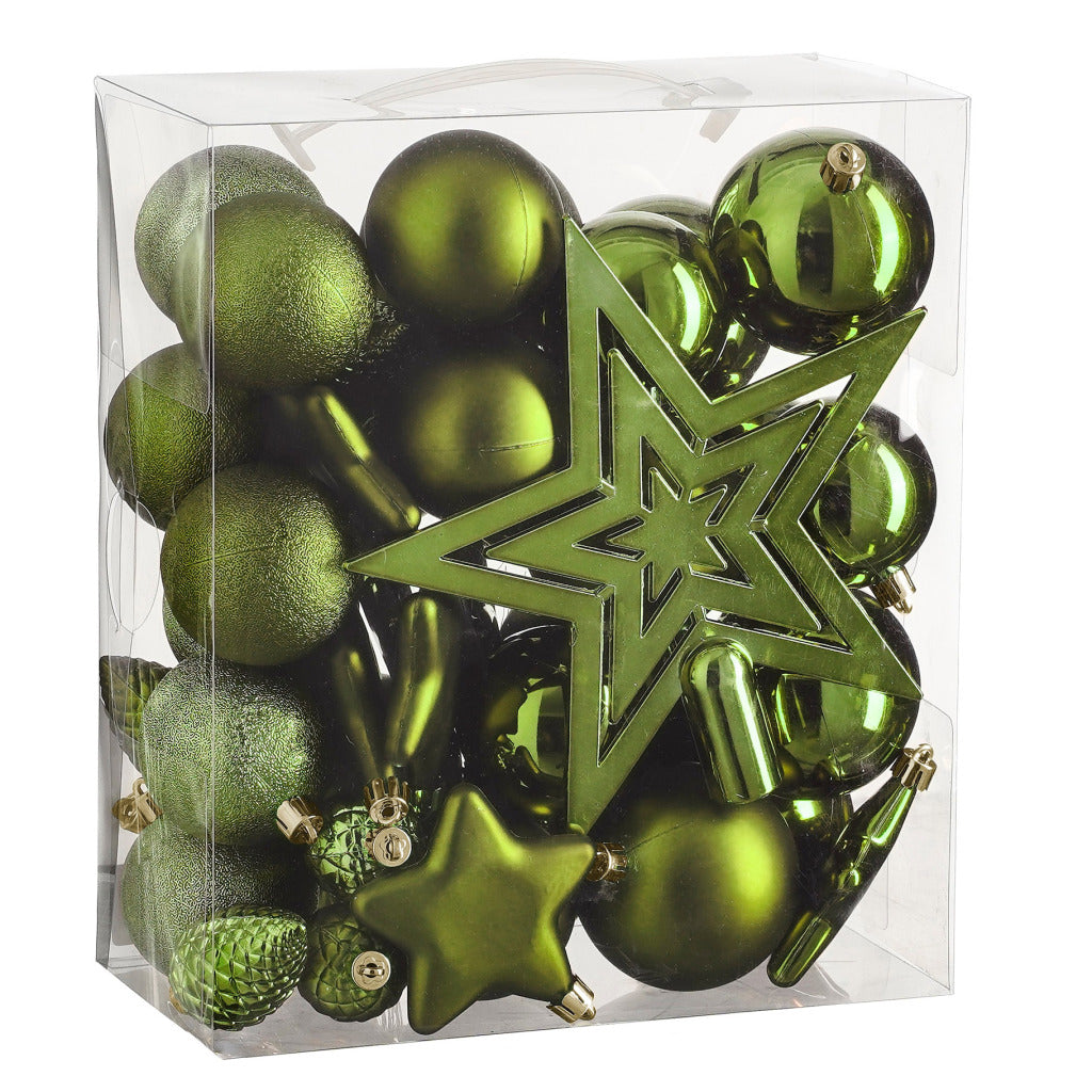 Decoración de árboles Unbreakable D.Groen 40 piezas - d8cm