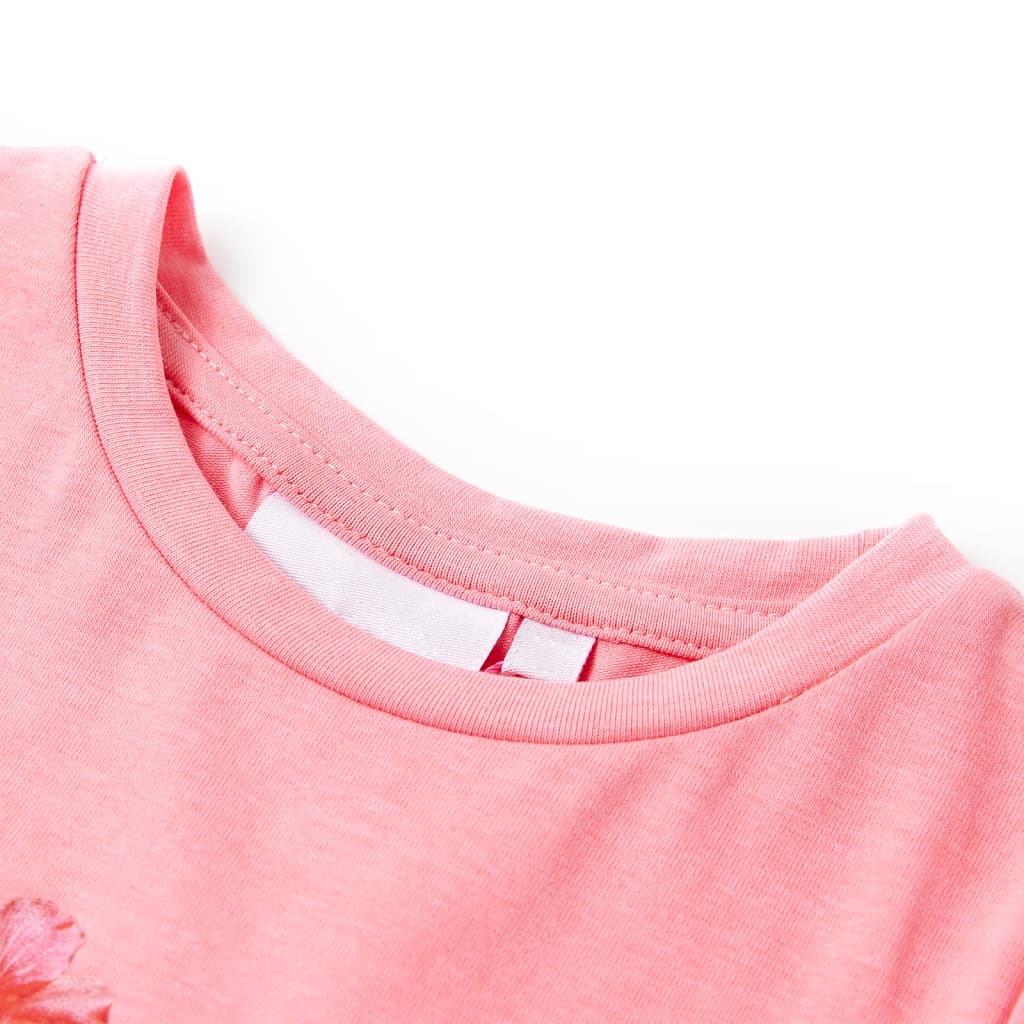 Vidaxl Children's Shirt 116 Neoon Pink