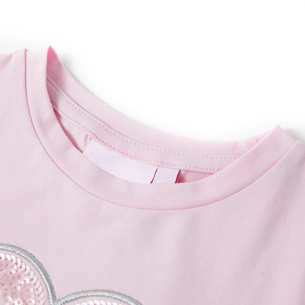 Vidaxl Shirt per bambini 140 rosa chiaro