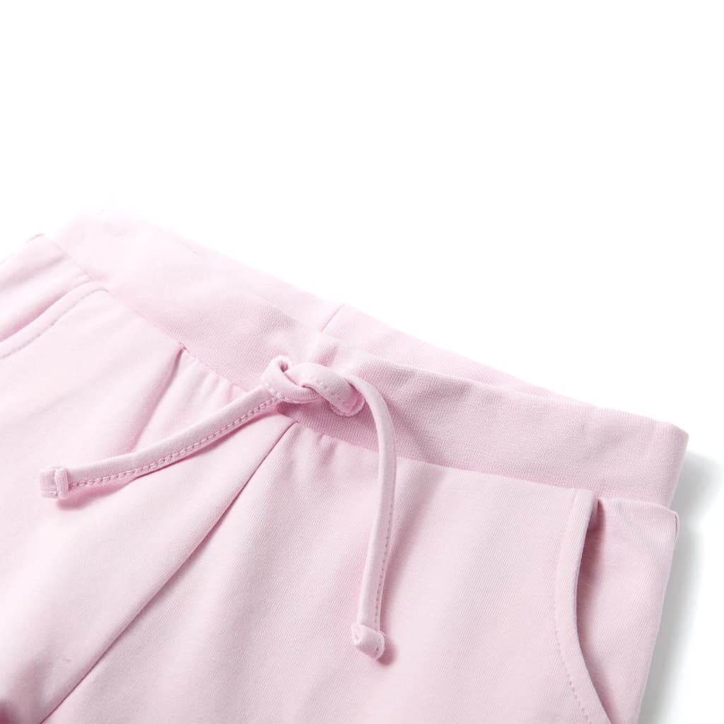 Pantaloni da jogging per bambini Vidaxl 104 rosa chiaro