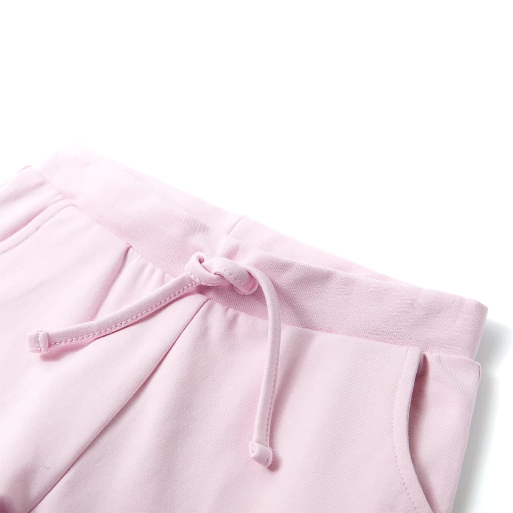 Pantaloni da jogging per bambini Vidaxl 116 rosa chiaro